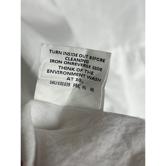 Tiered V Neck Short Sleeve Midi Dress Women's 4XL White Beach Boho Coastal - Picture 5 of 14